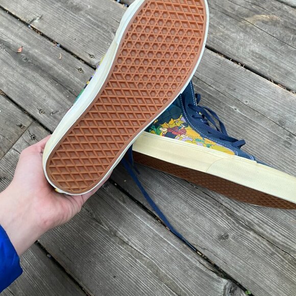 RARE The Beatles X Vans Sk8 High Yellow Submarine With Box Size 11 - Picture 16 of 16